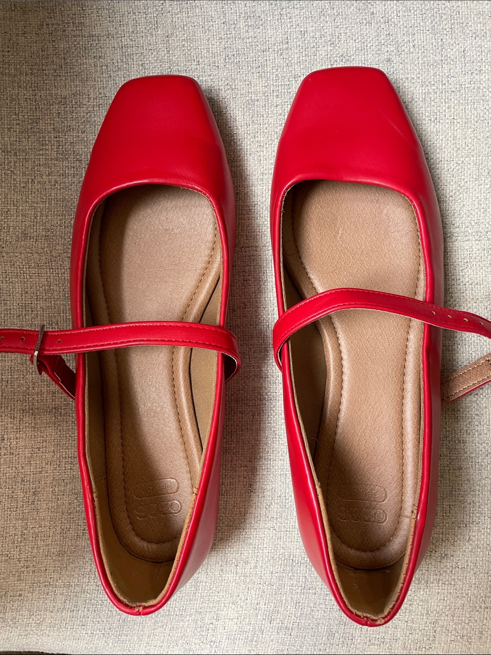 ASOS Red Ballet Flats